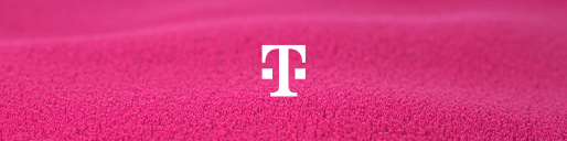 Telekom Logo magenta gras Background (photo)
